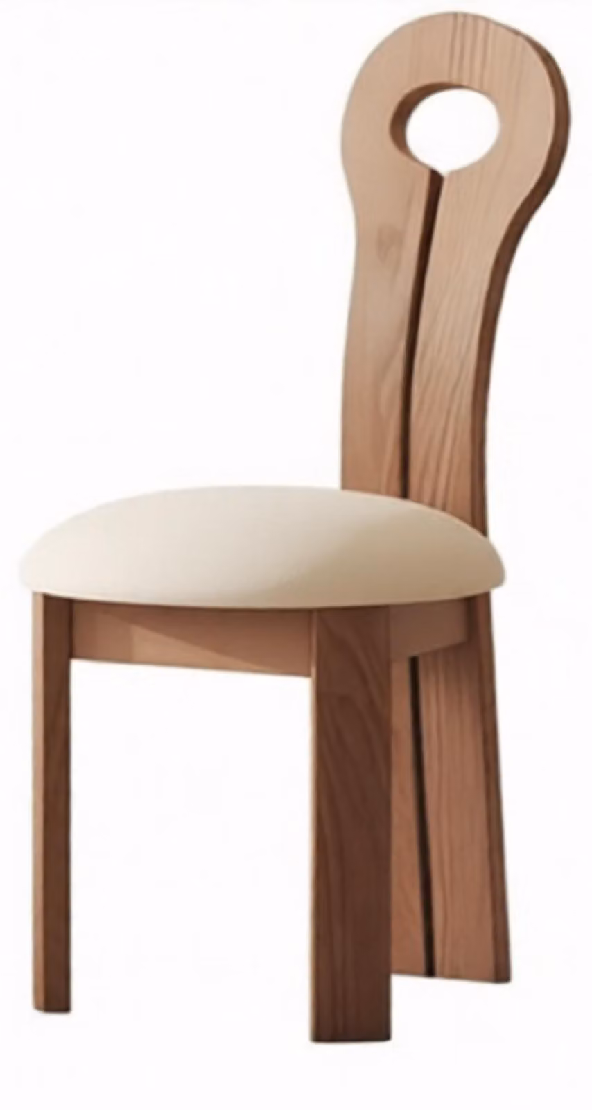 Sedia da pranzo in legno dal design moderno, che unisce eleganza e comfort senza tempo