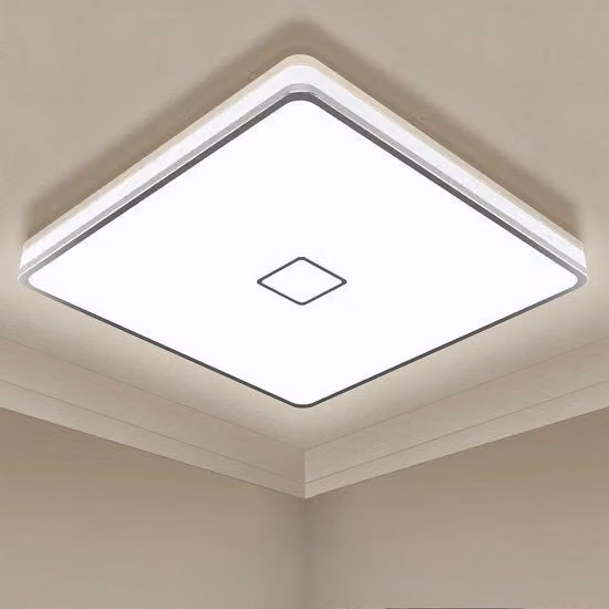 Lampada da soffitto LED moderna IP44 bianca, Ø 32,5 cm, 24 W, 2050 LM, luce bianca fredda