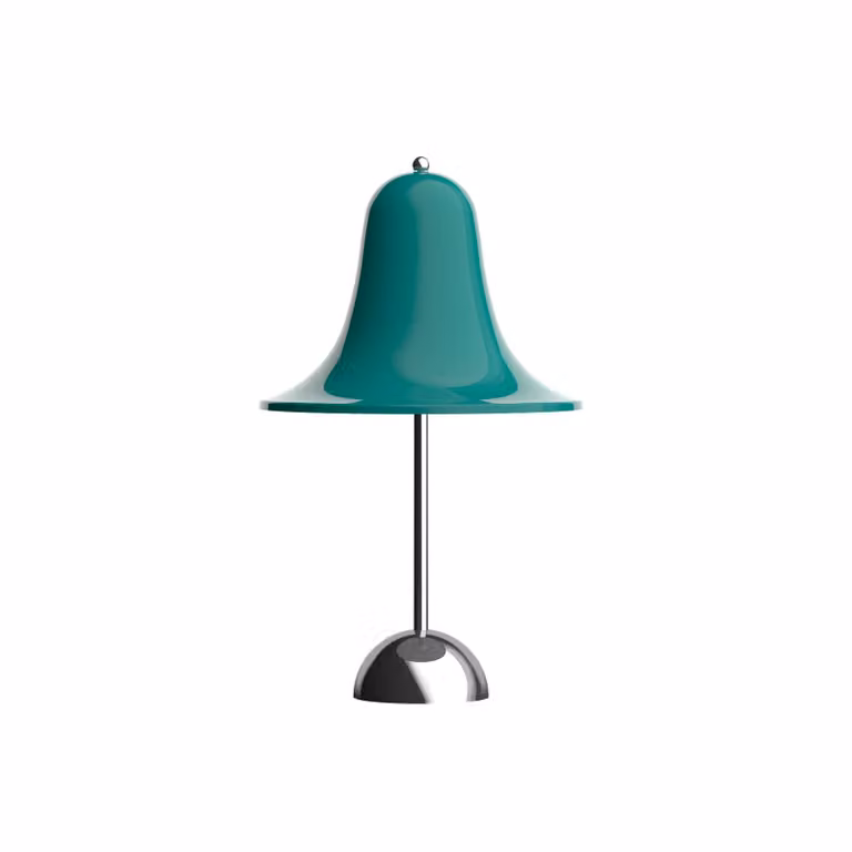 Verpan Lampada da tavolo Pantop, dimmerabile, Verde, Soggiorno / Sala da pranzo, Metallo, Design, Lampada da tavolo