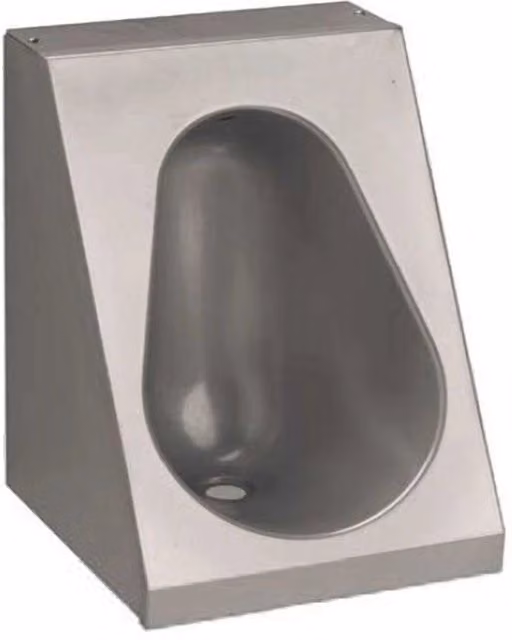 Orinatoio sospeso carenato Goman colore silver L/P/H: 43 x 32 x 31 cm – 1