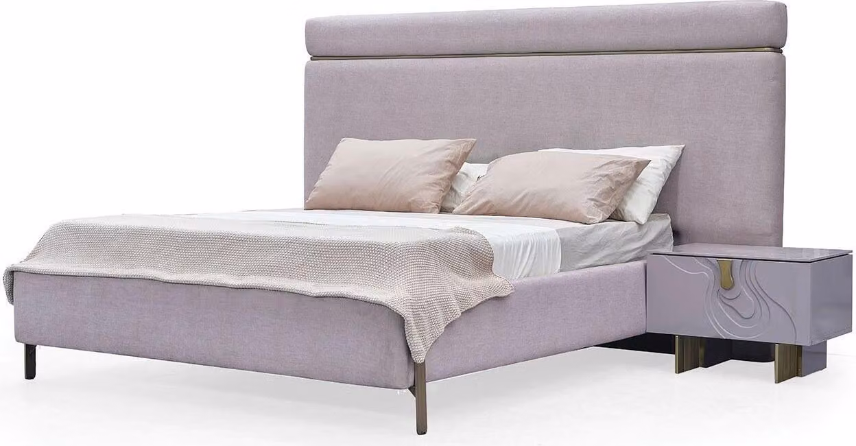 Doppelbett Komplette Schlafzimmermöbel Bett Rosa Luxus Set 3tlg Holz