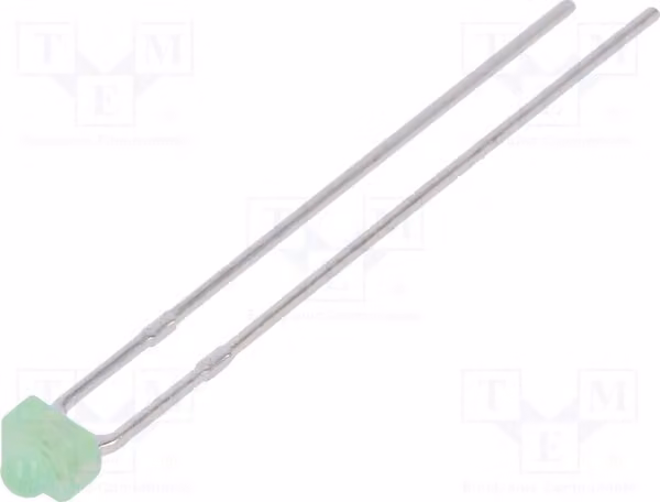5 LED, verde-giallo, angolo di emissione 60°, 90÷160 mcd, modello LL-204GD2A-1B, diodi LED a montaggio superficiale (SMD), dimensioni 1,8 mm x 1,8 mm, tensione di funzionamento 1,6÷2,4 V