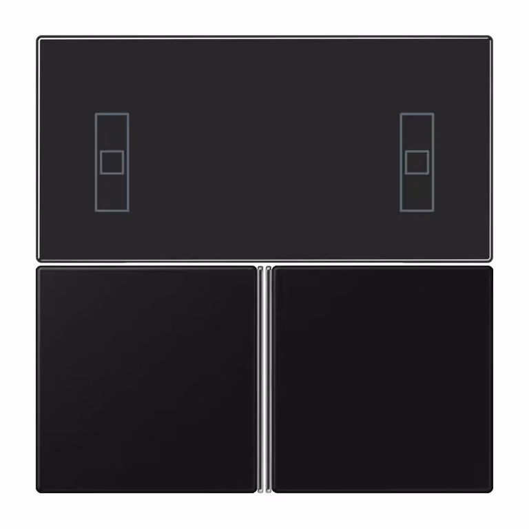 Tastiera Jung a 3 gruppi, controller ambiente F40, serie LS, nero grafite opaco LS4093TSASWM