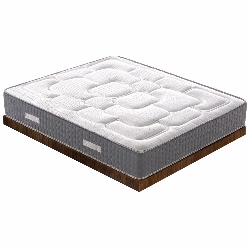 Materasso Singolo Ibrido KingDream in Memory Foam Bianco, H 20 cm, L 90 cm x P 190 cm, con Regolazione della Temperatura e Proprietà Antibatteriche – 2