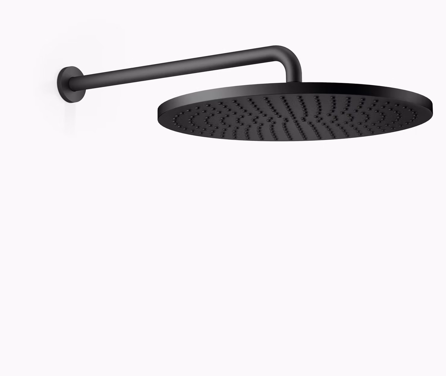Douche de pluie Dornbracht avec fixation murale, Ø 400mm, saillie 450mm, flowReduce, 28658970-33, 28658970-33