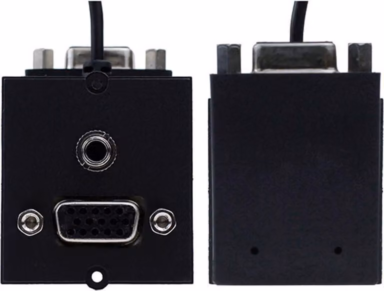 Bachmann frame 1xVGA+jack 90° sideways (917.058)