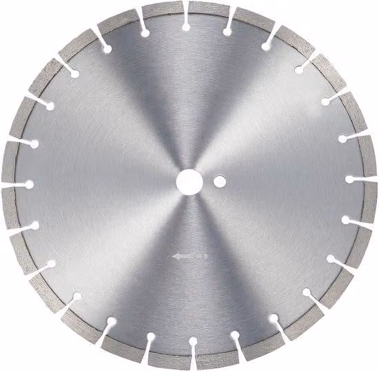 Diamant-Zaubler - Disco diamantato per taglio a secco 350 mm - Adatto per materiali naturali e asciutti - Altezza segmento: 12 mm - Attacco universale da 25,4 mm - Ideale per cemento, piastrelle e mattoni