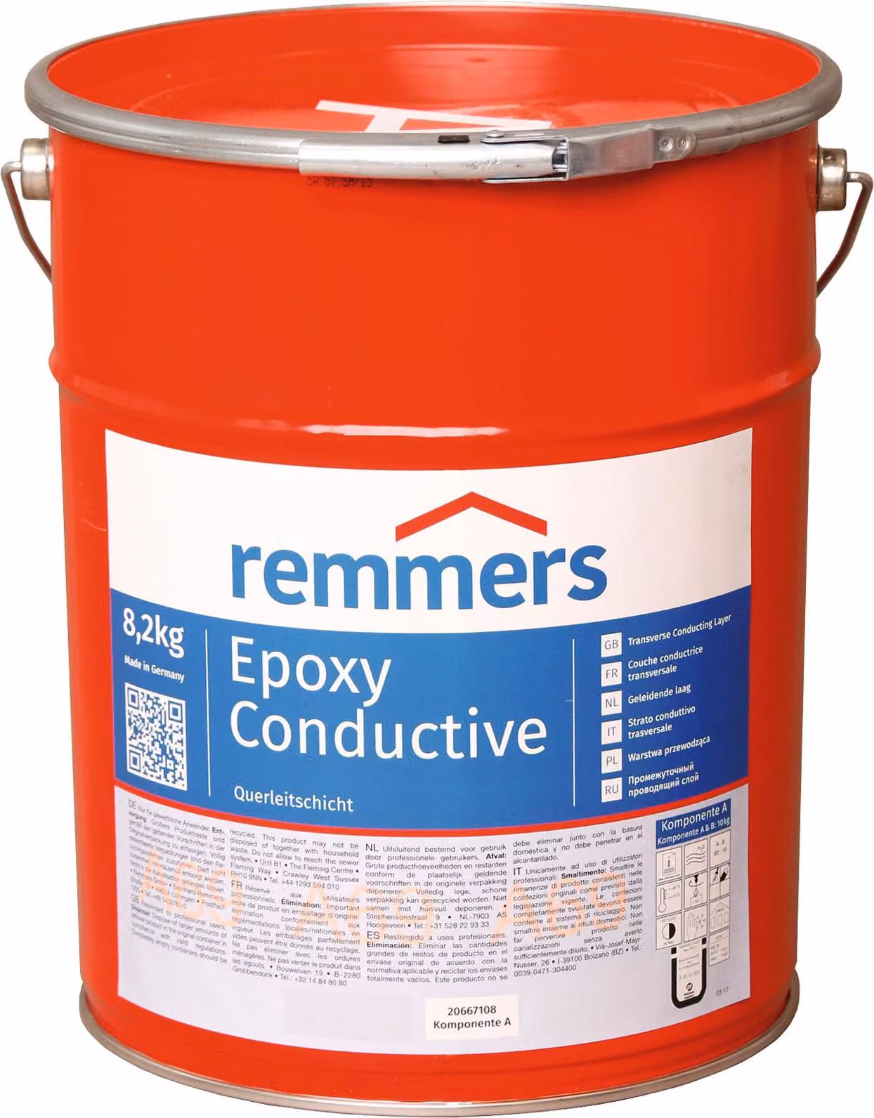 Remmers Epoxy Conductive 2K 10kg Wasserbasierte Querleitschicht