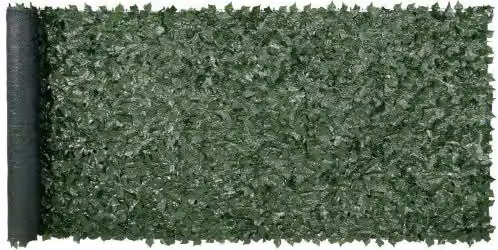 Recinzione per privacy con edera artificiale VEVOR verde, siepe decorativa in plastica per giardino, cortile o balcone, L: 401 cm, H: 150 cm