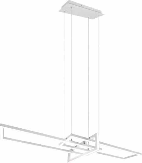 Lampada Sosp LED Salinas Triplo Rett 34W 4000K