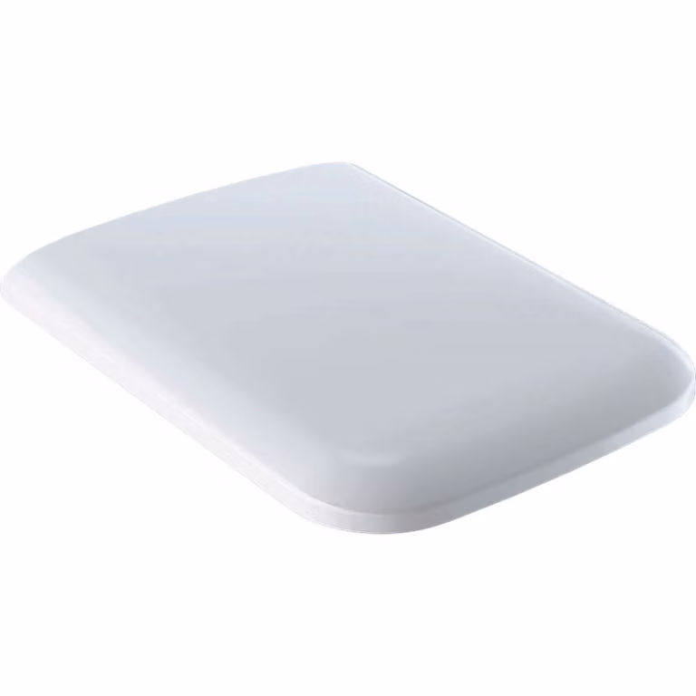 Geberit Toilettensitz iCon Square WC-Sitz, weiß mit Absenkautomatik, Duroplast