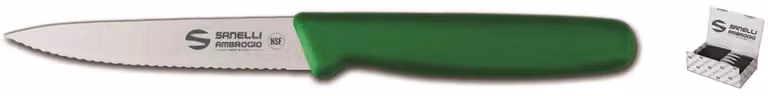 Spelucchino dentato verde cm 9 linea Supra di Sanelli Ambrogio - BOX 50 PZ