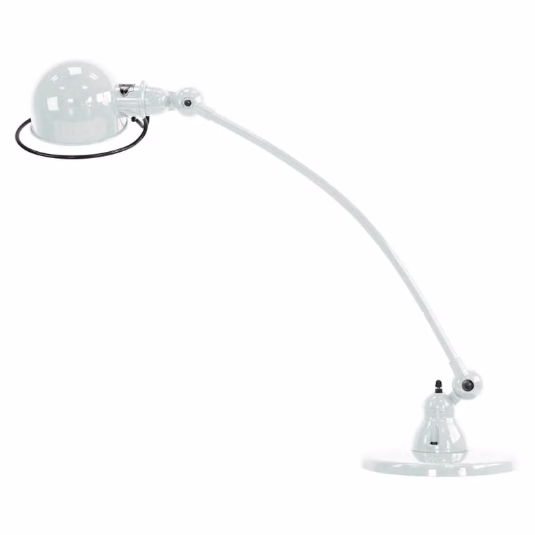 Jieldé Loft C6000 lampada da tavolo curva bianca, Bianco / Opale, Studio / Ufficio, Metallo, Industriale, Lampada da tavolo