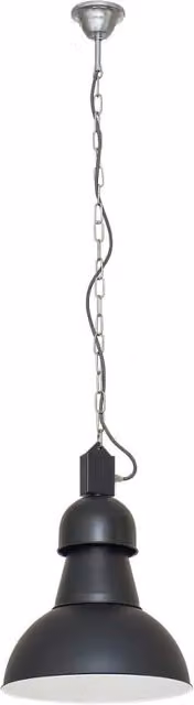 Lampada a sospensione industriale Nowodvorski Lighting High-Bay nera in metallo con diametro 35 cm e altezza regolabile