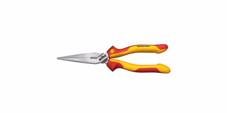 Pinze a becchi tondi, professionali, L.200mm dritte VDE,