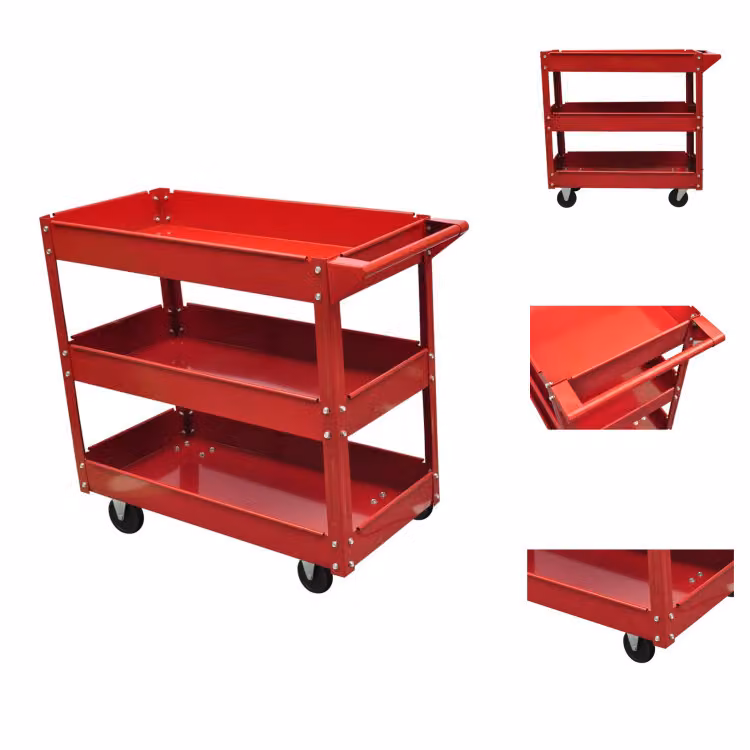 vidaXL Carrello da officina 100 kg - Carrello e carrello manuale