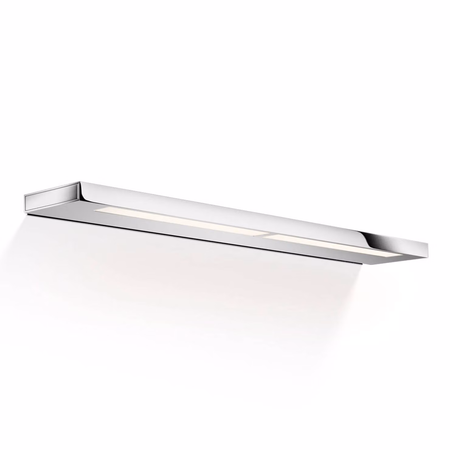 Decor Walther Applique da parete Slim 60 N, Cromo / Argento, Bagno, Alluminio, Moderno, Applique