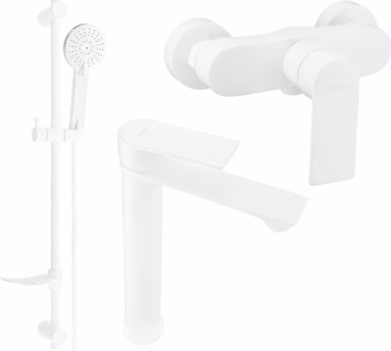 Mexen Royo DF40 set doccia, bianco - 72214DF40-20