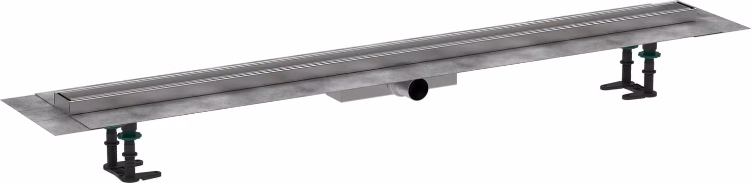 Scarico a pavimento da 1200 cm, rivestibile, installazione a filo pavimento, acciaio inossidabile
