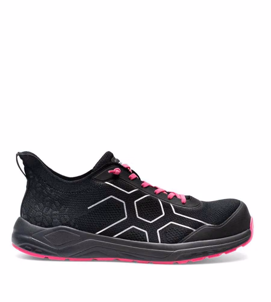 Sottozero Scarpa Antinfortunistica Elettra Bassa Nera/Fucsia 36 S1PS