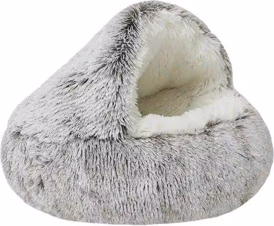 Cuscino per cani - Antistress - 50x50 cm - 0-10 kg - Grigio scuro