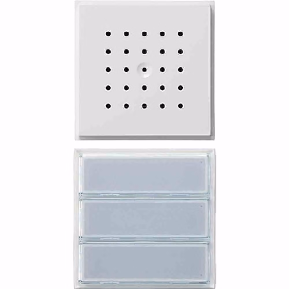 Posto esterno GIRA 3 ingressi bianco puro 126166 TX44 (WG UP)