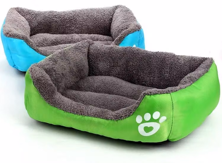 Letto per cani e gatti blu L