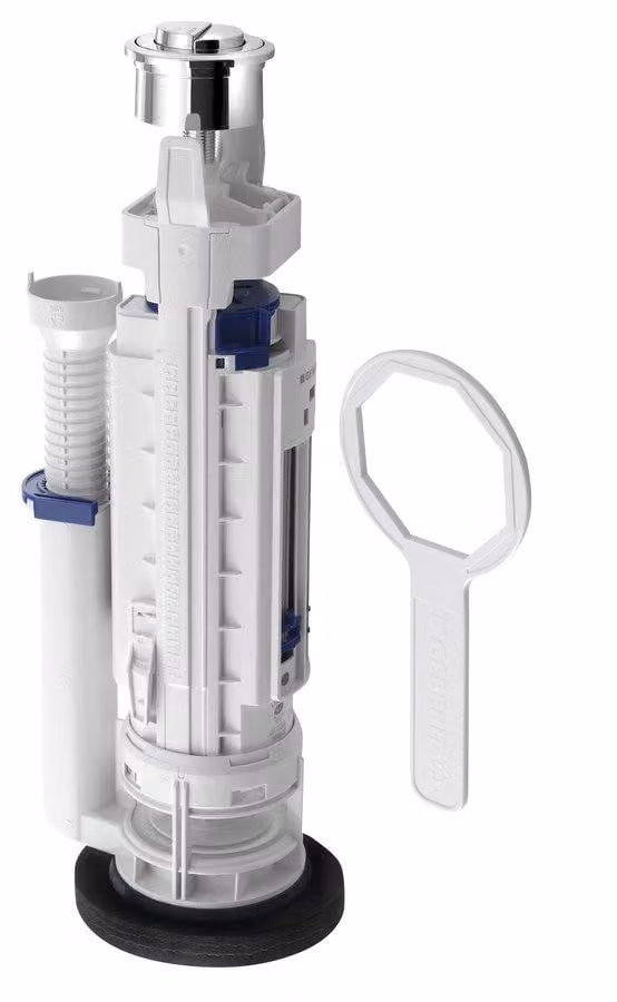 Valvola di scarico GEBERIT, pulsante DUAL, cromo (282.350.21.2)