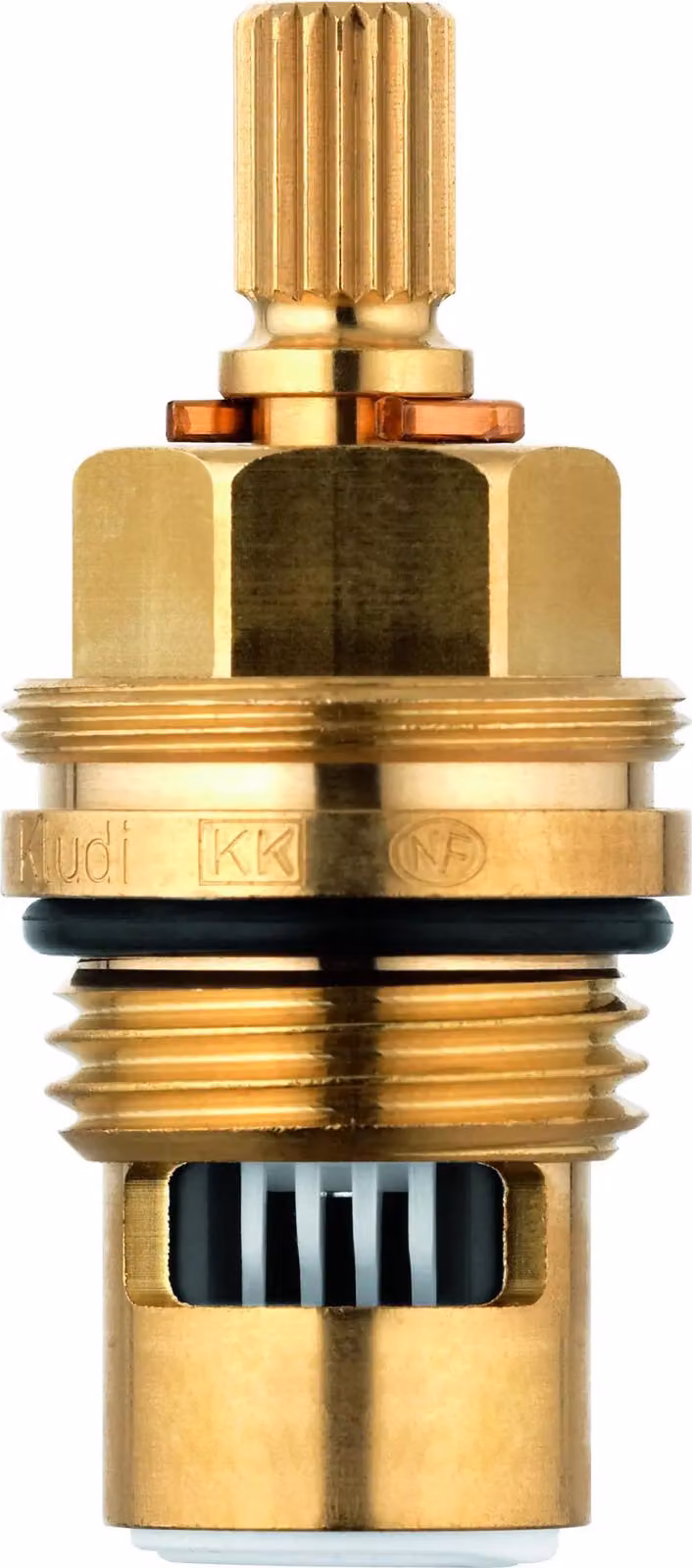 Kludi Parte superiore in Vetroceramica 1/2" 90° chiusura a destra senza maniglia, 1 pz.