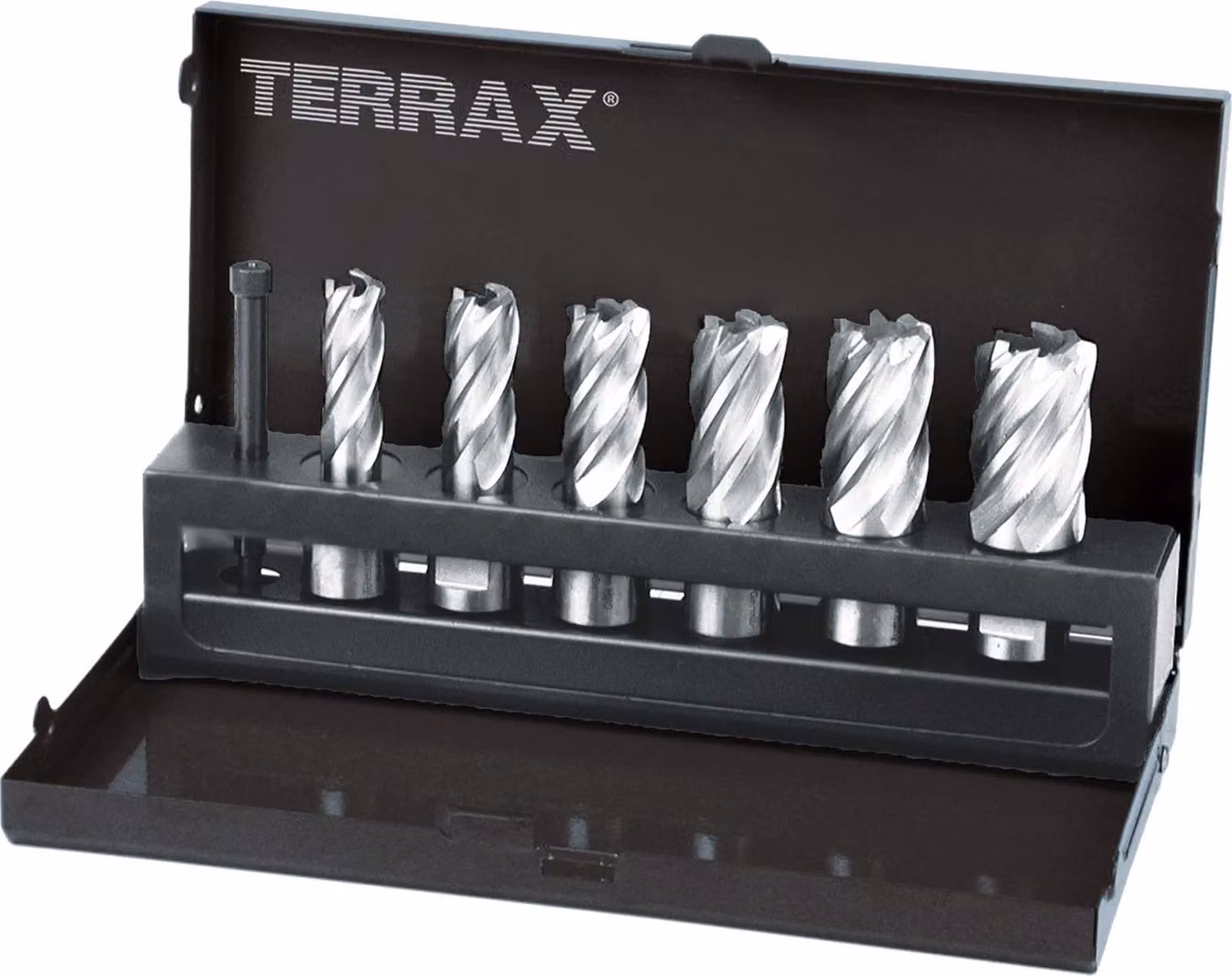 Ruko Terrax set di carotatrici HSS 7 pz. 12 - 22 mm, codolo Weldon, A108820