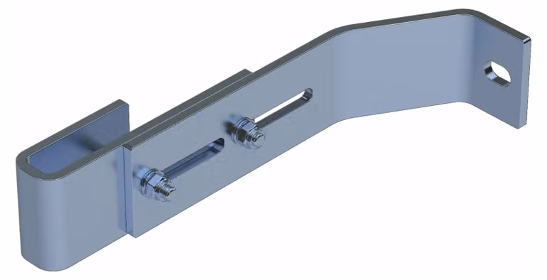 Supporto a parete, regolabile da 200 a 250 mm per GFK 47611