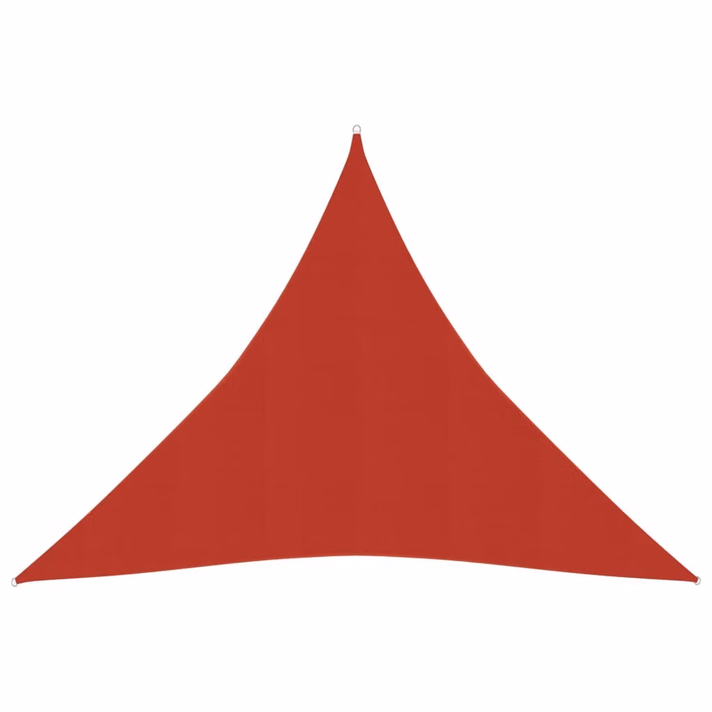 Tenda da sole Living Store, 160 g/m², colore rosso, dimensioni 4,5 x 4,5 x 4,5 metri, realizzata in HDPE