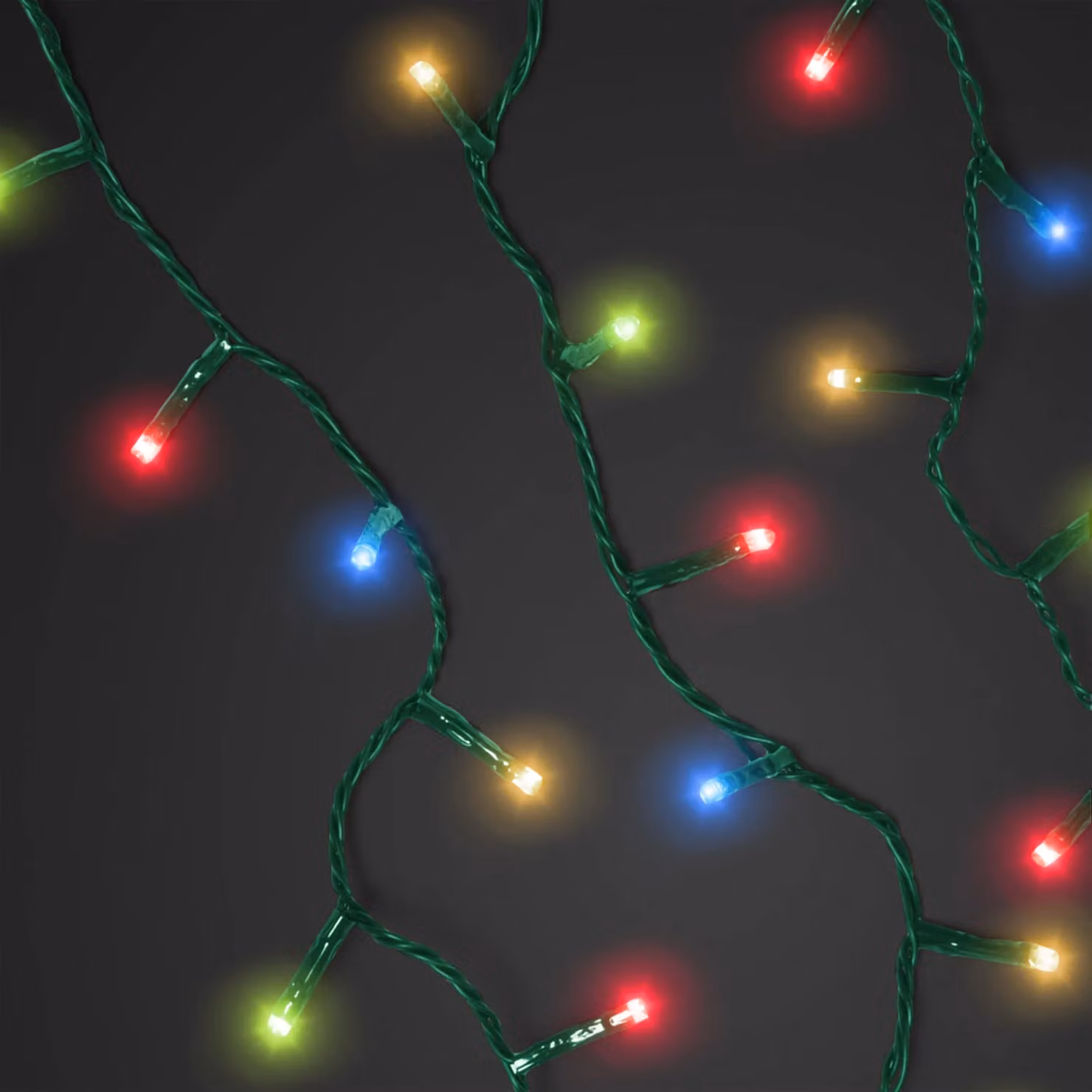 Dictrolux Catena Luminosa Compact RGB con 96 LED Multicolor, Lunghezza: 3,84 m