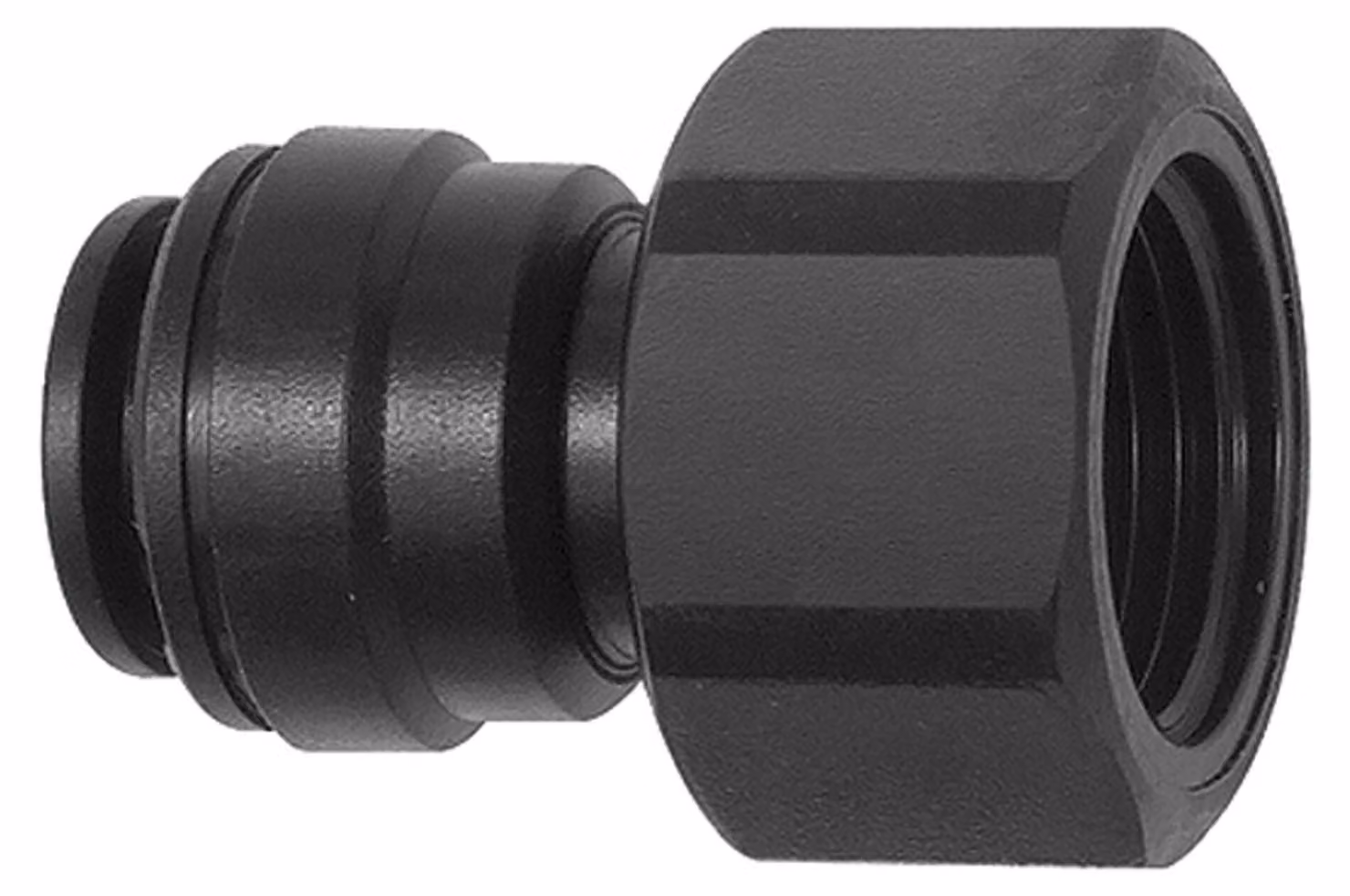 Connettore Riegler a vite POM, G 3/8, per tubo esterno Ø 8 mm