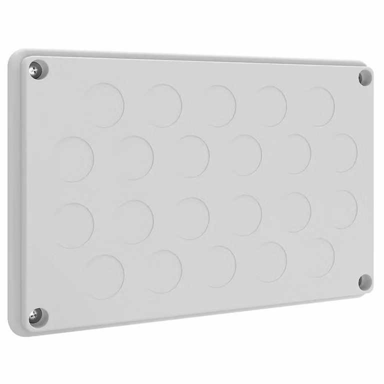Piastra di ingresso cavi ABN IP55 per NE/NP/R, 22x25,5 mm NLP20