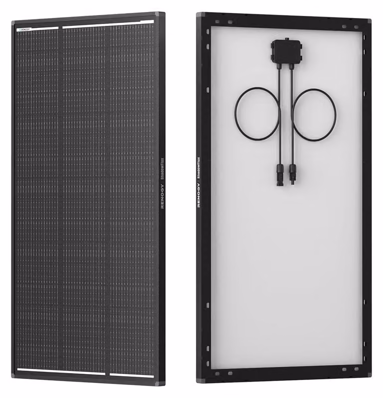 Modulo solare da 120 W, tecnologia N-type, con protezione anti-ombreggiatura, 12 V, efficienza del 25%