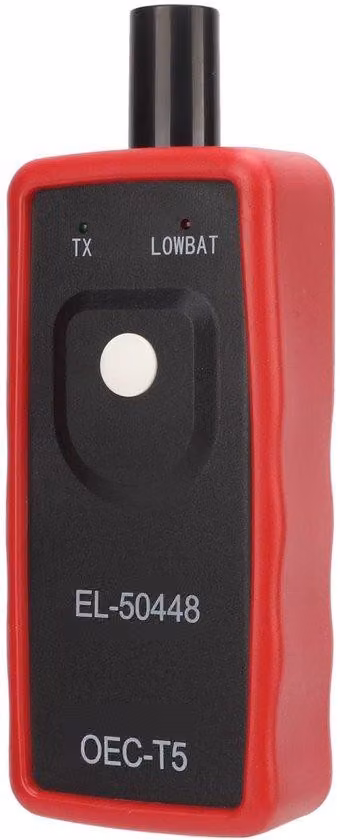 Strumento portatile per sistemi TPMS (monitoraggio della pressione dei pneumatici) - Dispositivo sensore da 433 MHz, design compatto - Materiale ABS - Leggero - Adatto a diversi modelli di veicoli