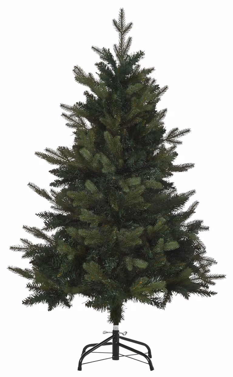 Albero di Natale Abete artificiale, 1,2 m, con supporto, Ø85 cm x 120 cm, verde