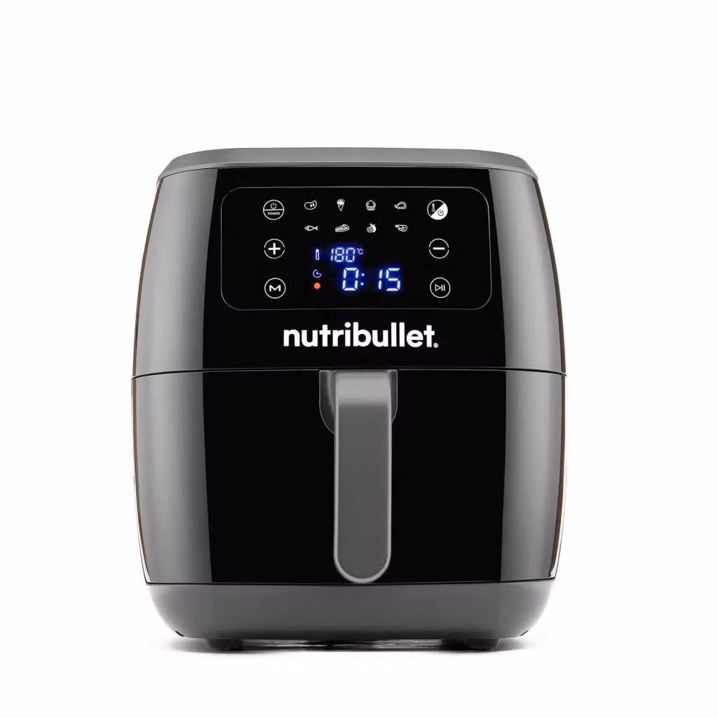 NutriBullet NBA07100 XXL Friggitrice ad aria da 7 L, 1800 W, 8 programmi con display digitale touch, Nero – 2