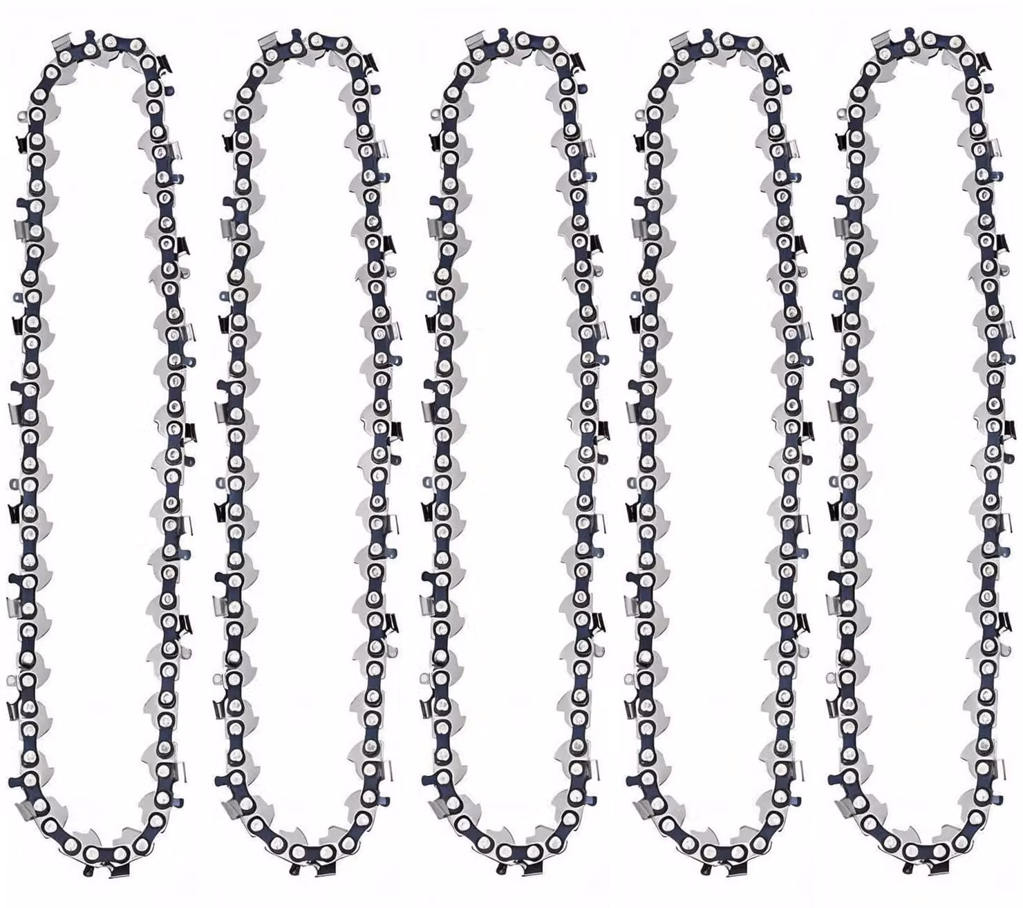 3 catene motosega da 30 cm con 44 maglie, passo 1,3 mm, larghezza 3/8 pollici, modello LP