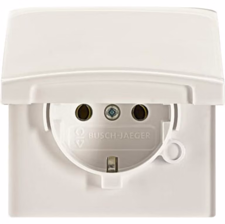 Busch-Jaeger Inserto presa Schuko IP44 bianco 20 EUGK-32-101