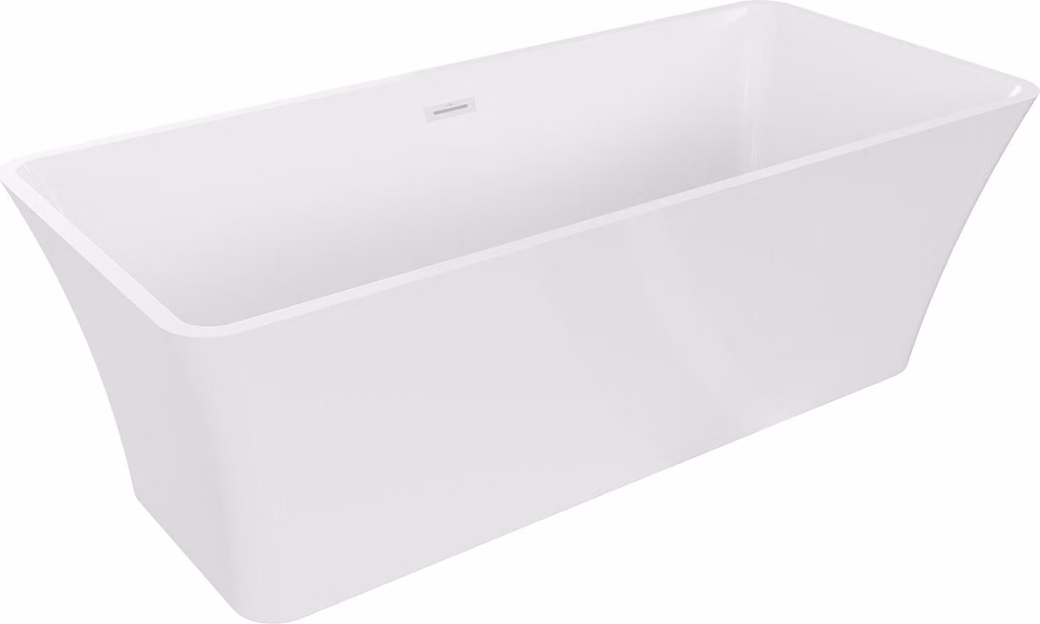 Mexen Tonia vasca da bagno freestanding 170 x 75 cm, bianca, troppo pieno bianco - 52171707500-20