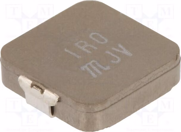 1x Induttore: Materiale ferromagnetico; Corrente di saturazione: 21,5A; Induttanza: 1uH; Resistenza DC: 4,2mΩ; Tolleranza: 20%; Corrente di saturazione: 32,5A; Modello: MPXV1D1235L1R0, montaggio superficiale (SMD)