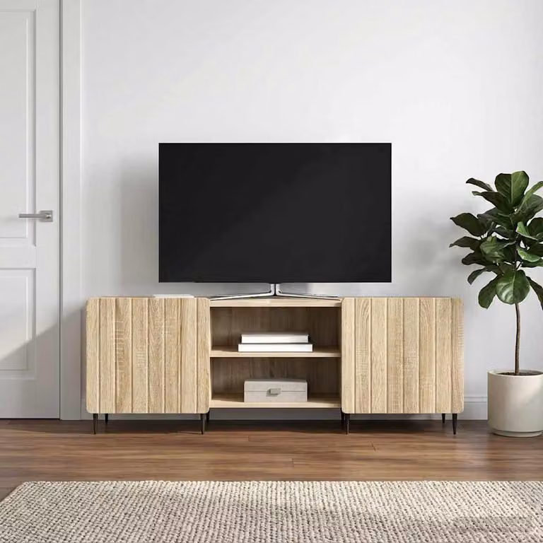 Mobile TV vidaXL Rovere Sonoma Marrone L: 150 cm, P: 31 cm, H: 52 cm