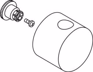 hansgrohe HG Griff Quattro Axor Uno chrom