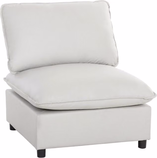 Sedia da pranzo moderna Xylo in similpelle grigia con schienale alto e seduta imbottita, L: 62 cm, P: 78 cm, H: 120 cm