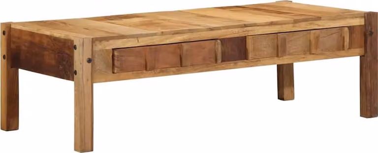 Tavolino da salotto con cassetto Marrone 110 x 54 x 35 cm
