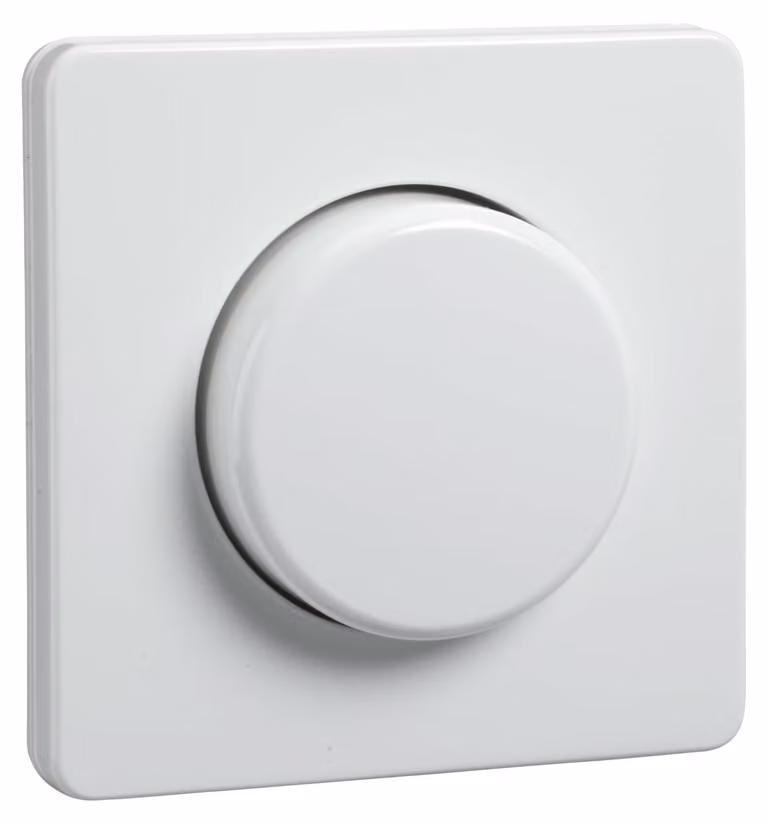 Piastra centrale dimmer Elso con manopola rotante, rws ELG227014