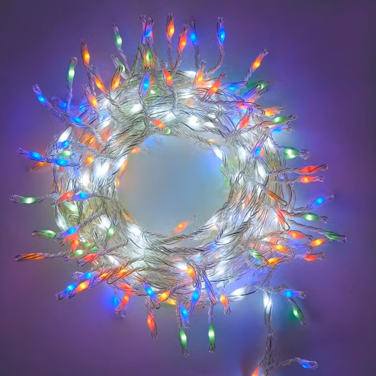 Catena luminosa Starlight, 300 LED, 5 metri, impermeabile, miscelazione RGB