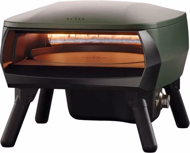 Forno per Pizza Portatile a Gas Witt Pizza Etna Piccolo Rotante 13" - Verde